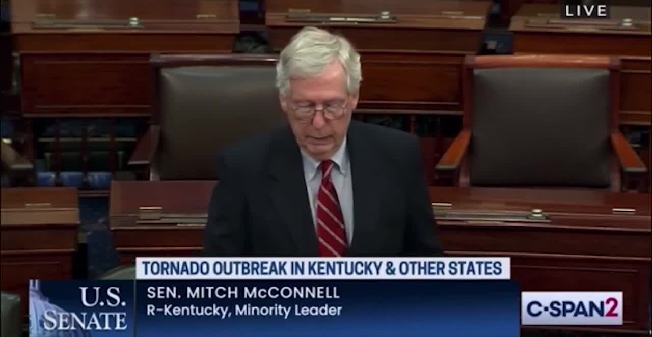 Mitch McConnell thanks President Biden for "cutting through the red tape" to help Kentucky