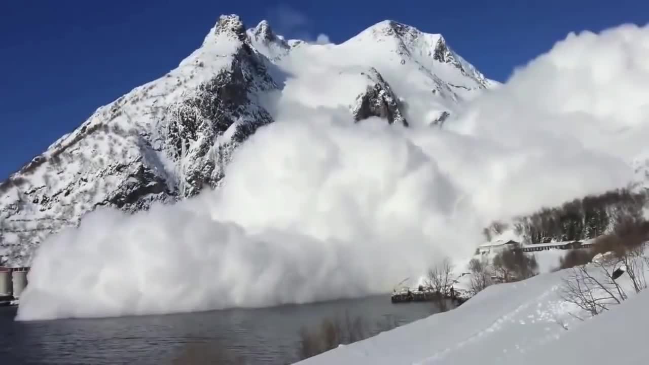 recorded a great avalanche