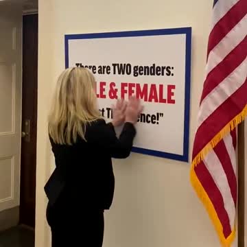 Marjorie Taylor Greene: " There's Only Two Genders, Male and Female. Trust the Science"