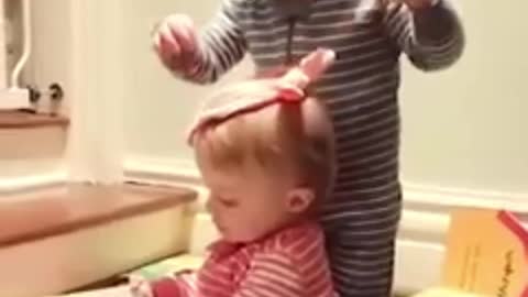 Little boy has a unique bond with his sister