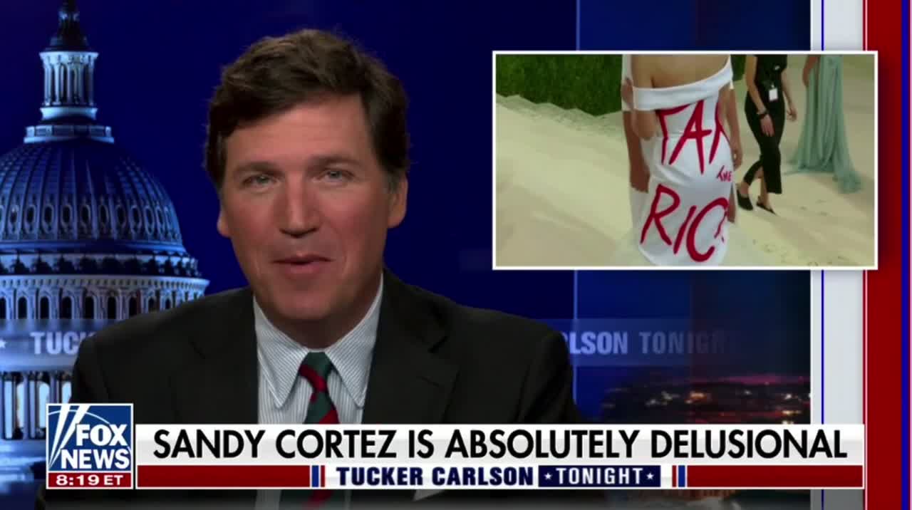 Tucker Carlson has a laugh over AOC referring to herself as “working-class”