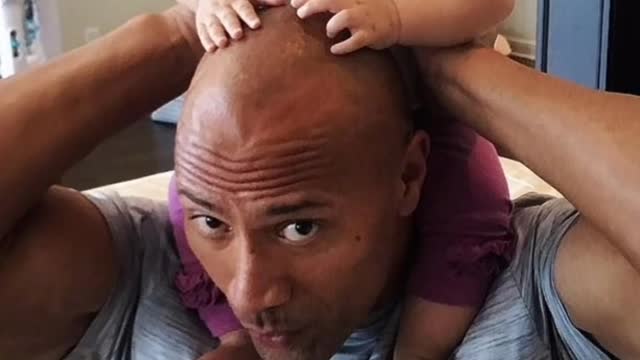 Dwayne Johnson with wife and daughter .. feel happy-go-lucky