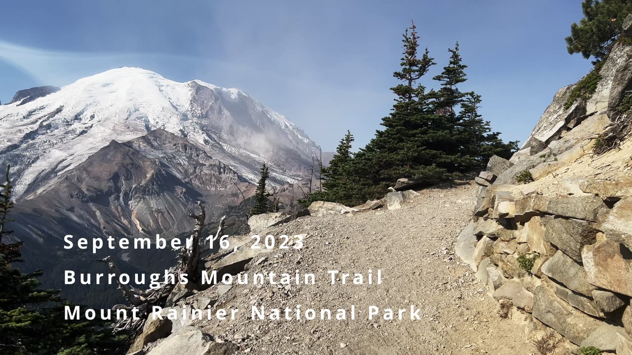 Wanting to Reach Out and High Five Mount Rainier from Burroughs Mountain Trail! | Washington | 4K