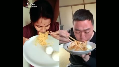 funny food challenge on tiktok