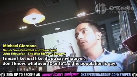 Disney VP Michael Giordano Openly Admits Disney Discriminates Against White Men