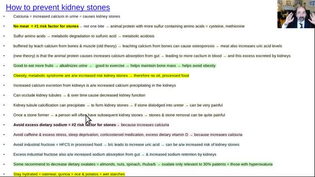 How to prevent kidney stones