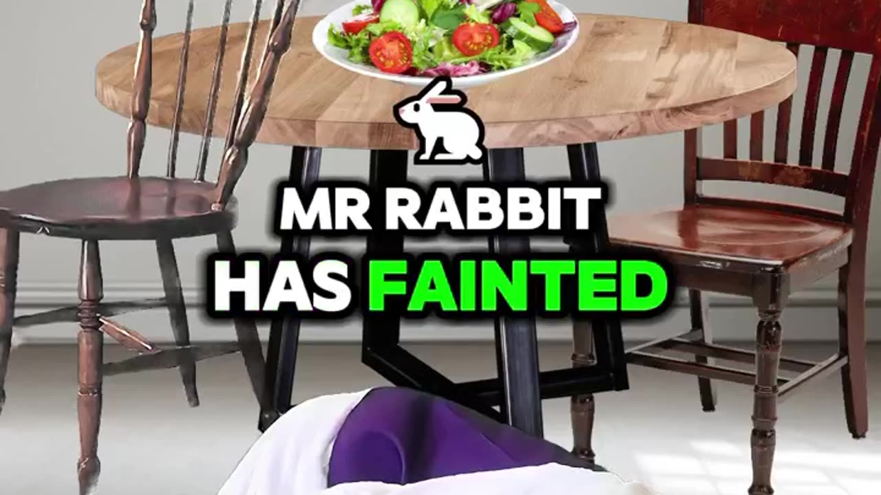 Mr Rabbit has a Habit of Fainting | Pilot Episode #funnyvideo #fainting #shorts