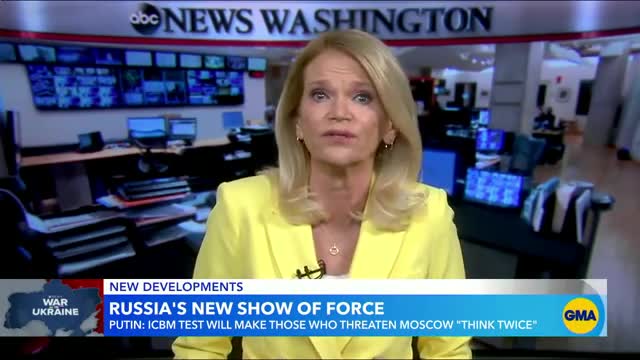 Russia fires long-range missile test I GMA.mp4