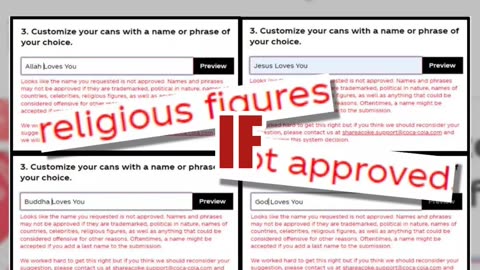 Fact Check: Coca-Cola Does NOT Allow 'Allah Loves You' Or 'Jesus Loves You' On Custom Cans
