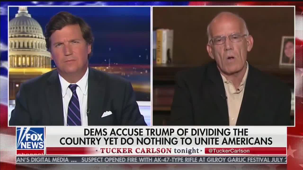 Tucker Carlson speaks with Victor Davis Hanson