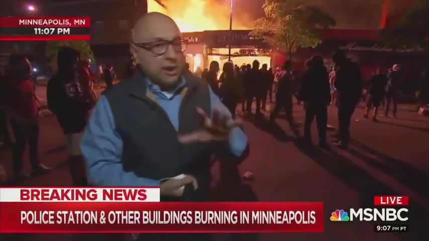 CNN and MSNBC Attempt to Minimize the Violent Riots of 2020