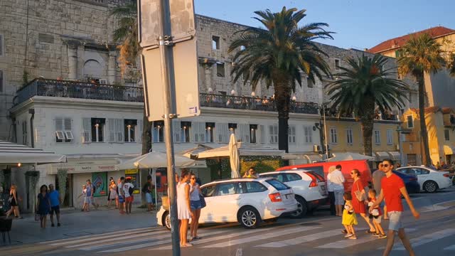 Riva the wonderful waterfront in Split 2021