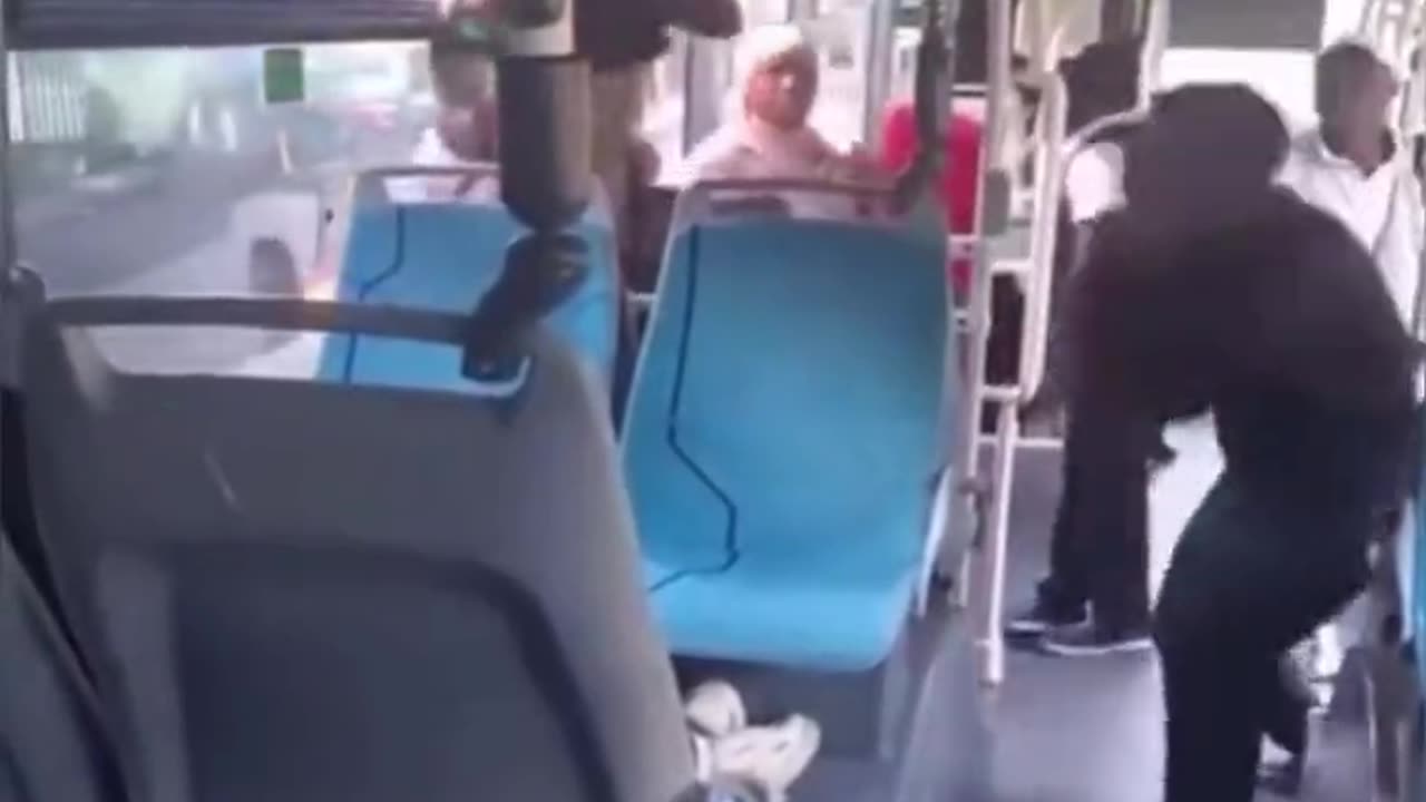 In France,HAMAS supporters attack a defenseless woman.