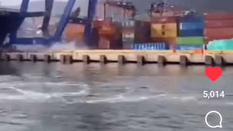 Cargo Ship Docks Hard In Turkey