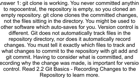 git clone only clone folder