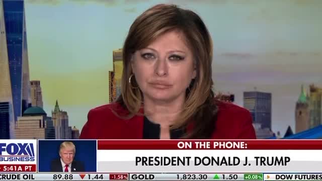 President Trump w/ Maria Bartiromo Pt.1.