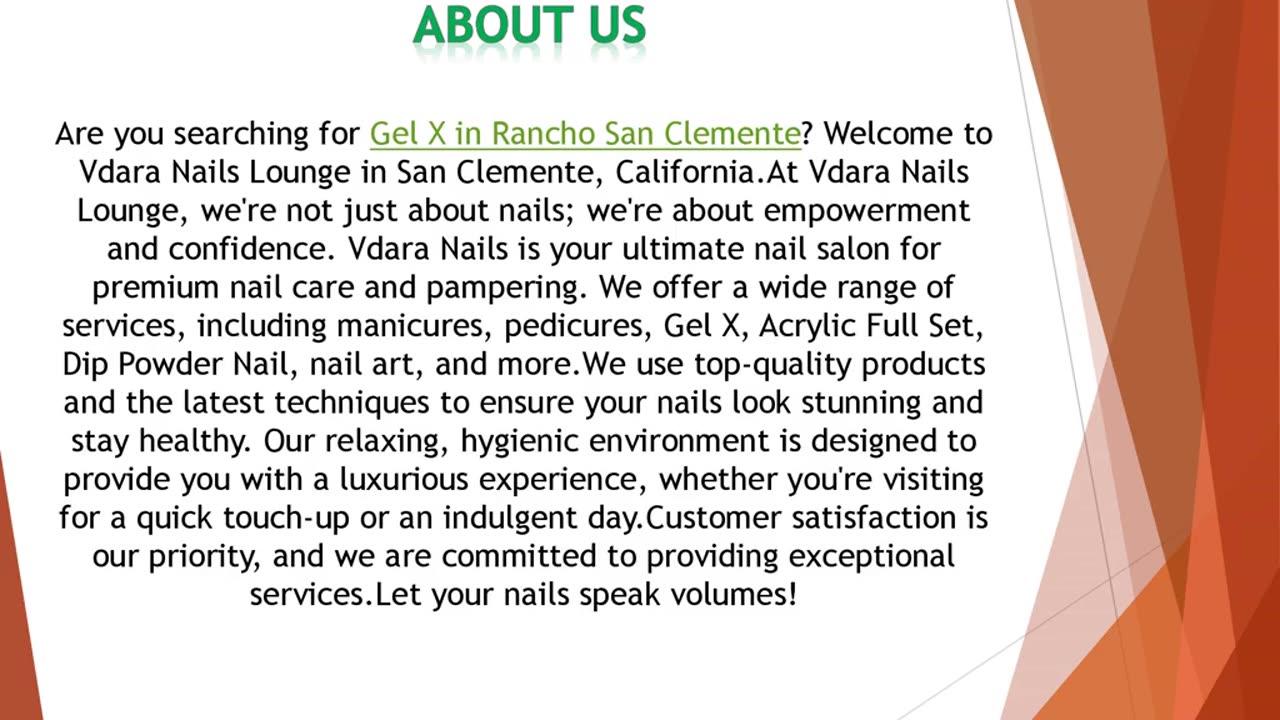 Are you searching for Gel X in Rancho San Clemente?