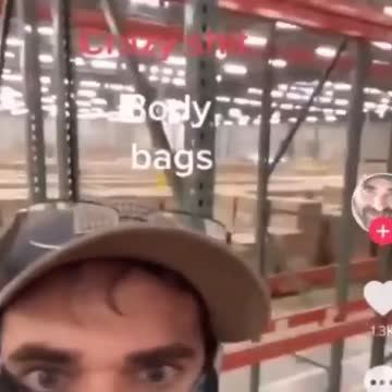Clip of Amazon worker talking about body bags.