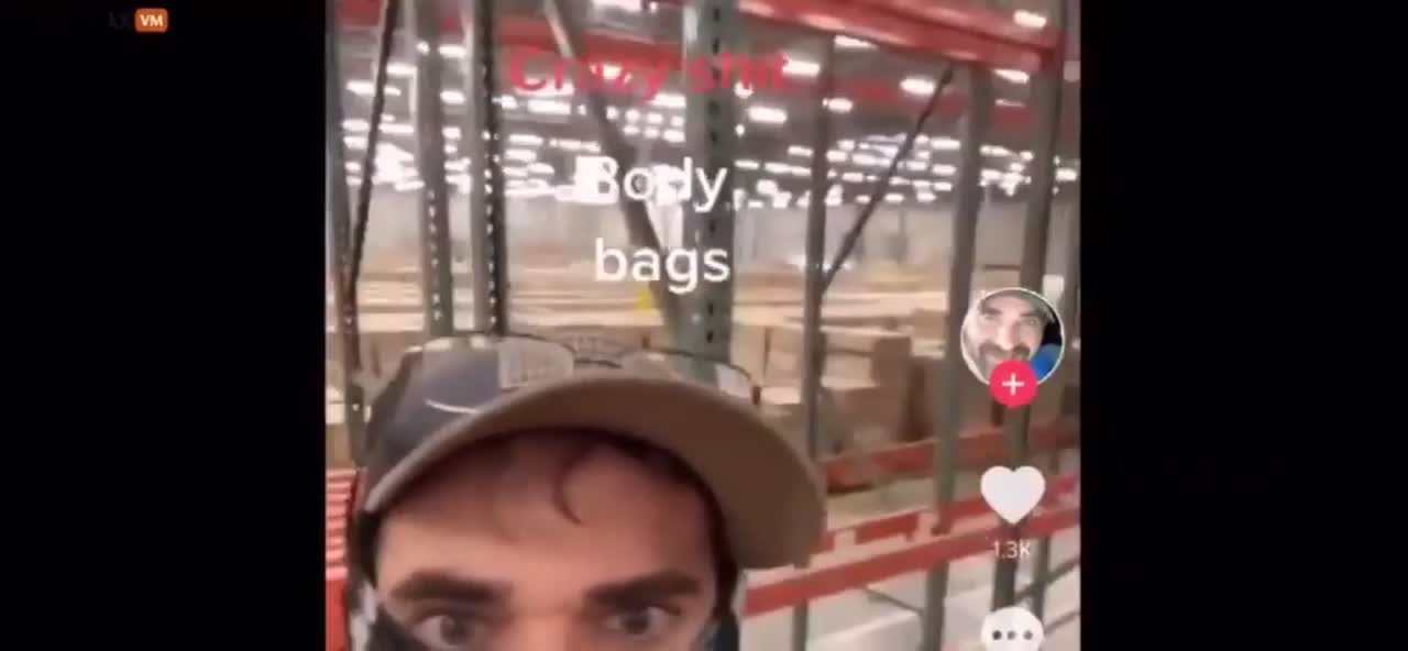 Clip of Amazon worker talking about body bags.