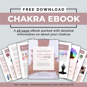Grab a Free #chakra PDF to guide you in #balancing and #unblocking your #chakras #energyhealing