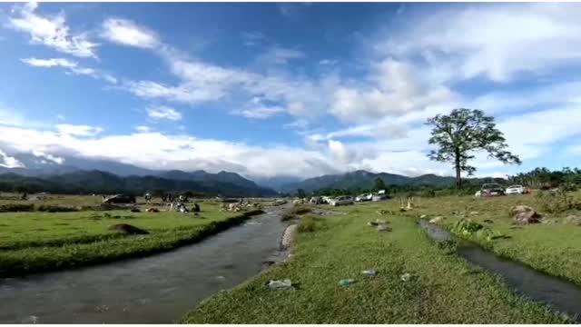 Beautifull nature behind the hills , Saralpara INDIA ( ASSAM , KOKRAJHAR )