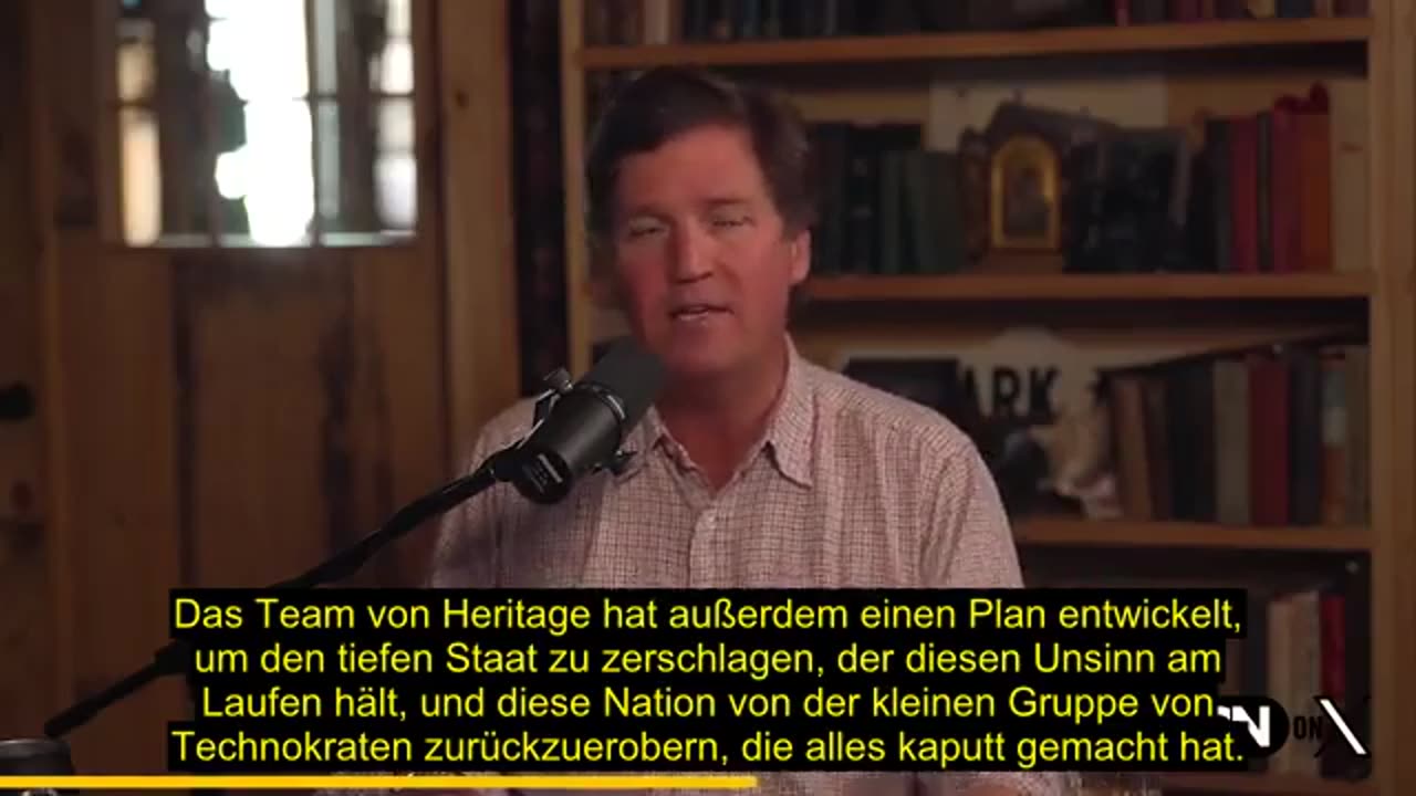 ⁣Tucker Carlson Interview: Elon Musk geht aufs Ganze (automatische Untertitel)