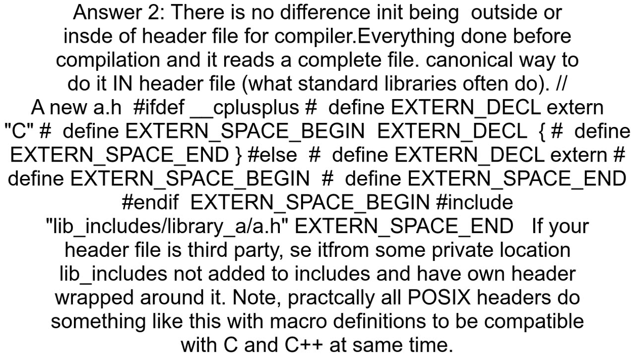 Can I detect at compile time whether I39m in an extern quotCquot block