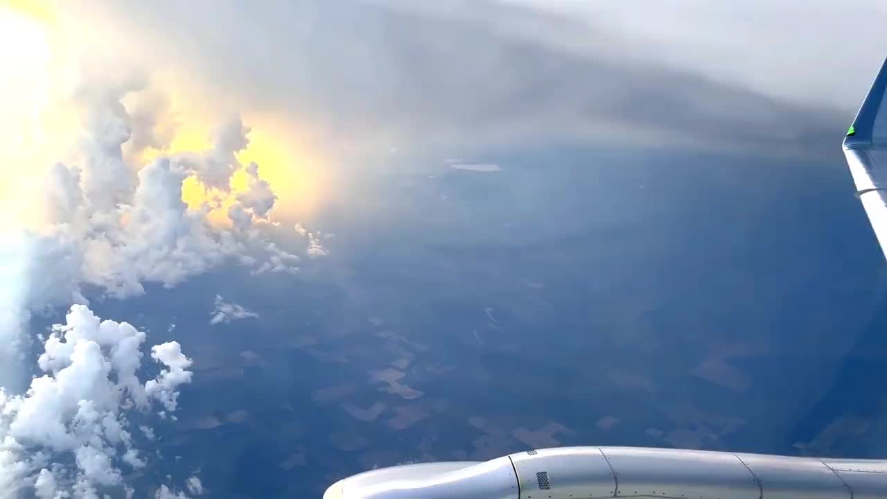 Shuttle through the clouds