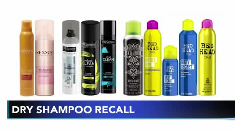 19 dry shampoos recalled over potential cancer-causing ingredient