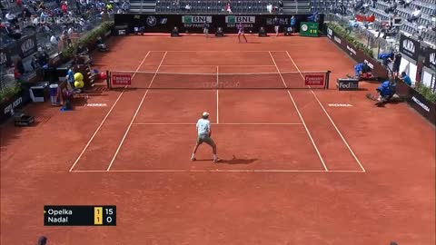 Highlights Nadal vs Opelka Rome Open 2021