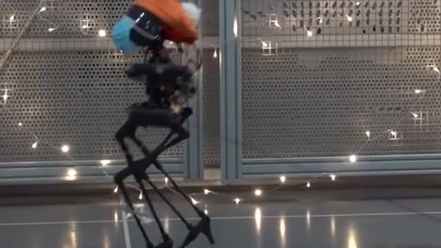 A miracle of technology in the form of a robot that can fly, ride and walk.