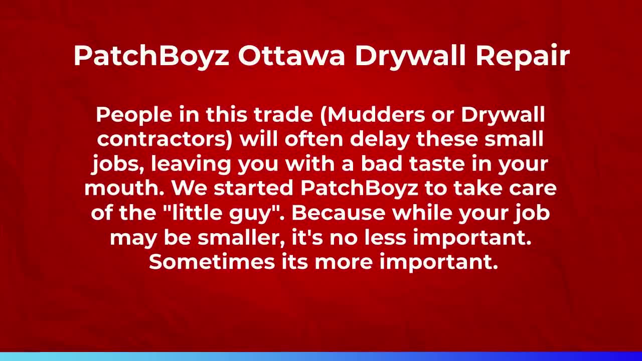 Ottawa Drywall Contractor