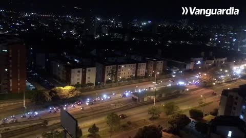 Video: así fue el caos que protagonizaron las caravanas de motociclistas en el área metropolitana