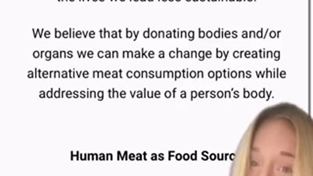 What is the Human Meat Project? Who Funds It? | Cannibalism Going Mainstream