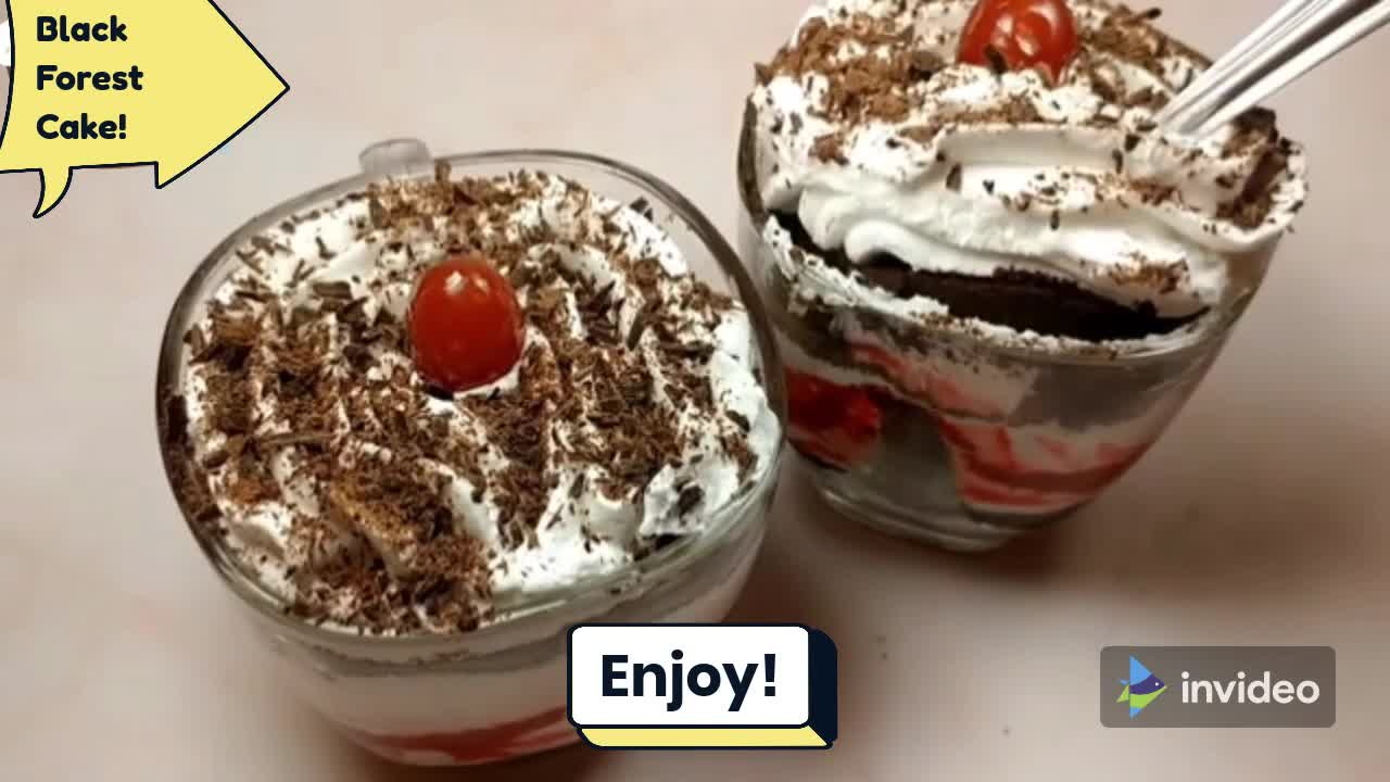 Delicious Black Forest Cake | Easy Recipe