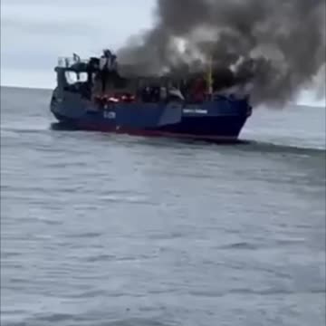 The Russians sank their own ship during an exercise