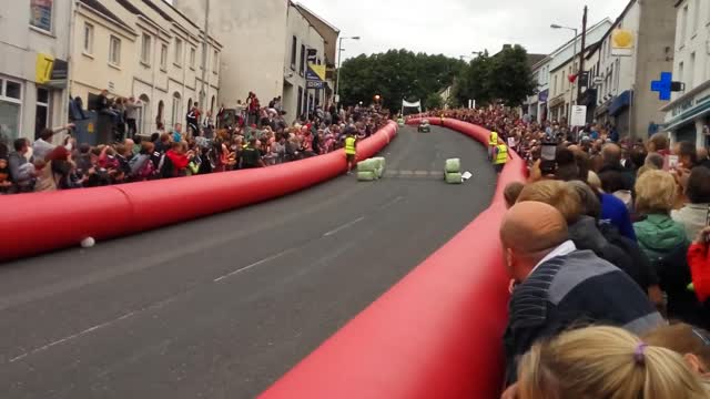 Soapbox Derby Downhill Spill