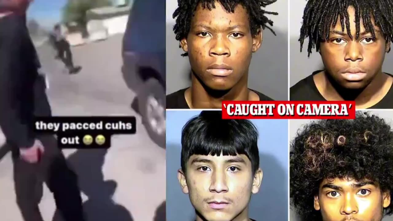 🚨(EDIT)NEW: Four Las Vegas teenagers accused of beating 17-year-old