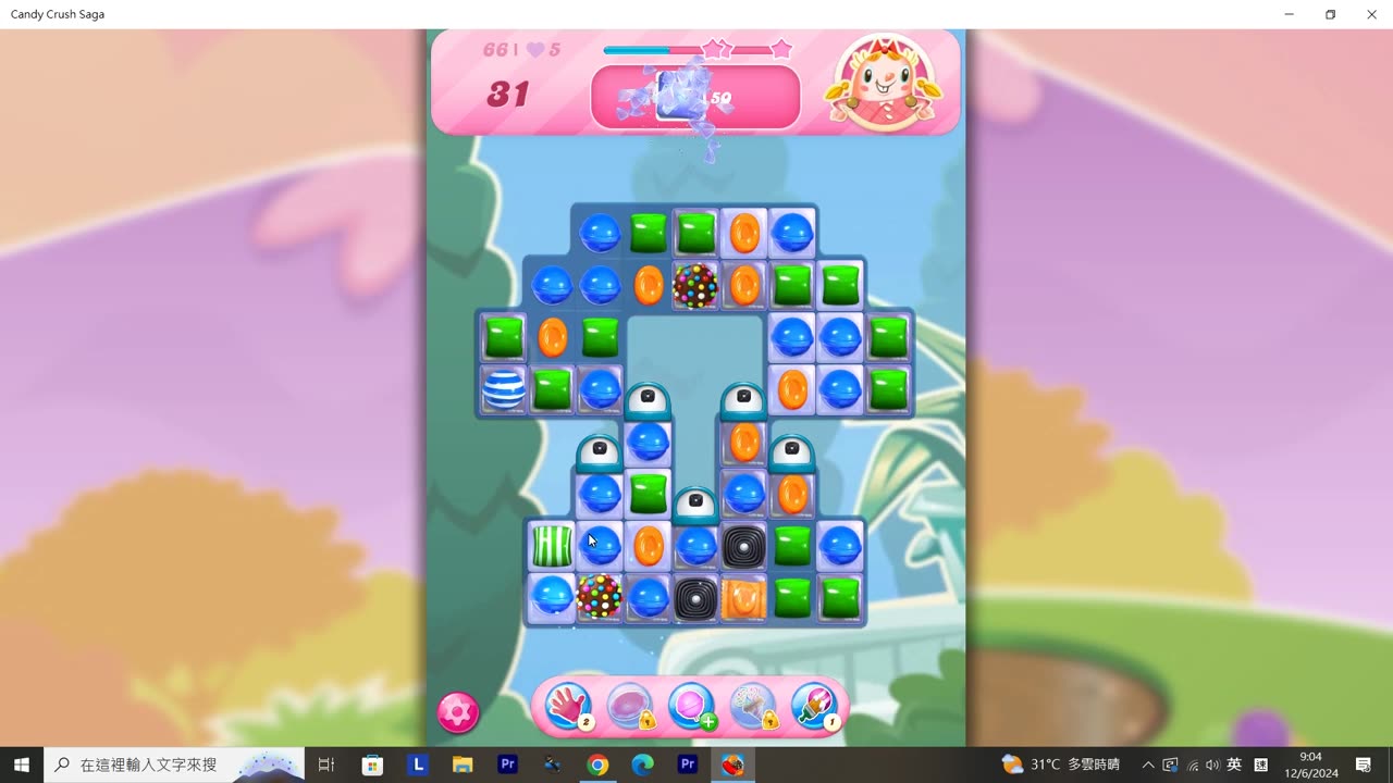 Candy Crush Saga Record (Level 66)