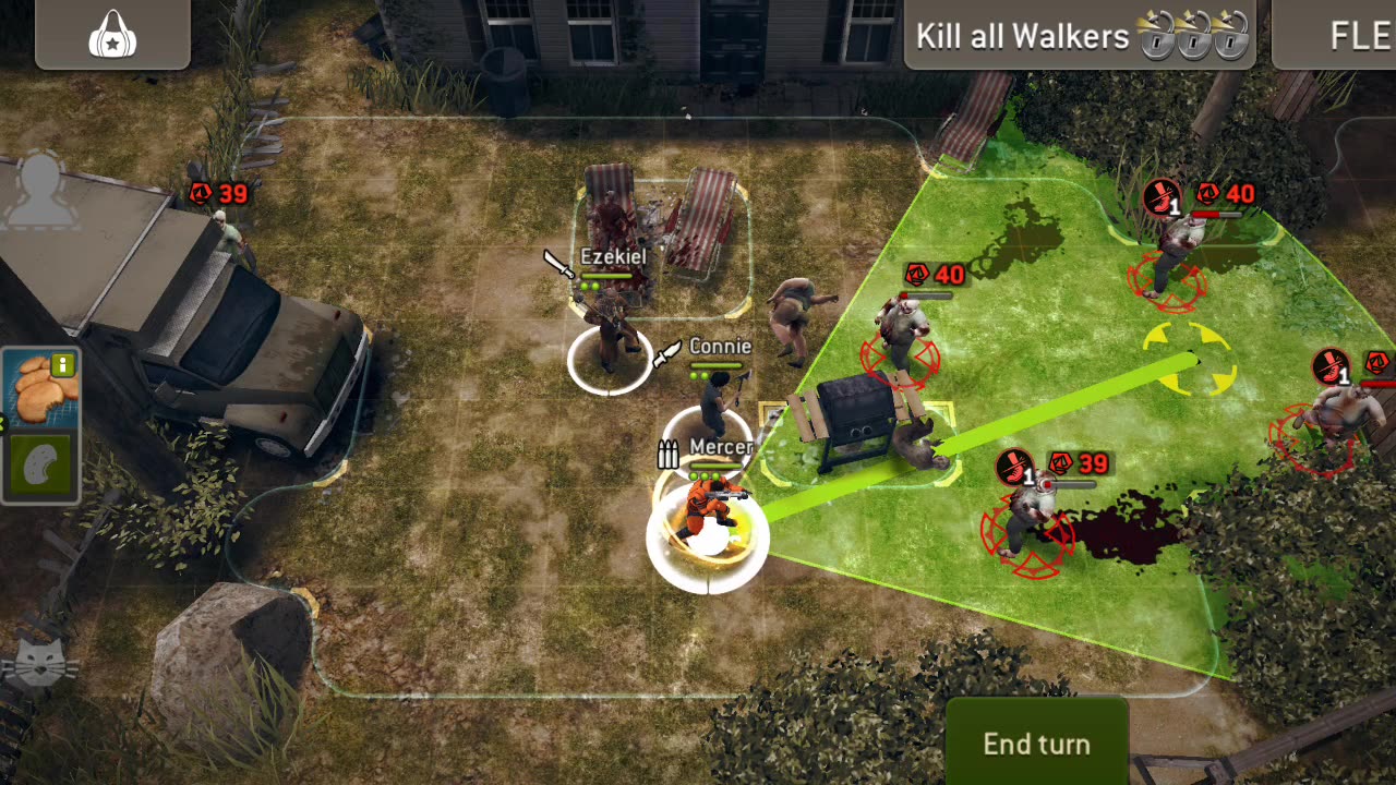 The Walking Dead No Man's Land Connie Better Together Trait huge damage Mercer