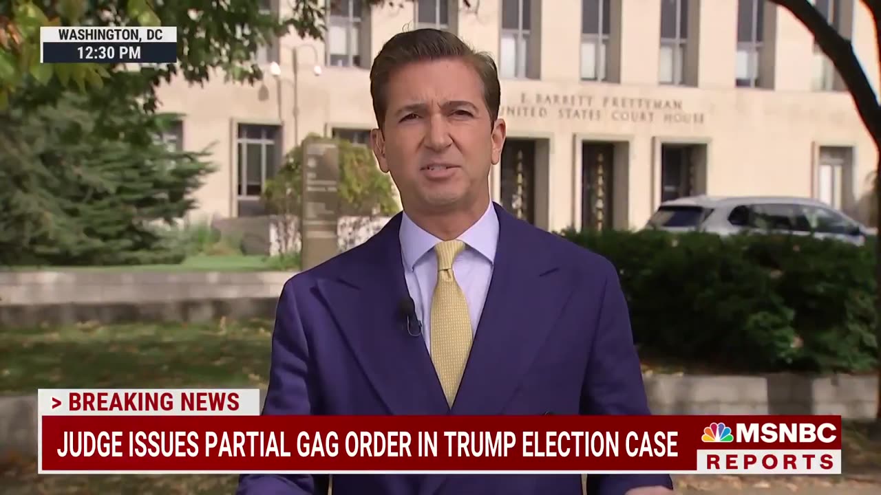 BREAKING Judge issues partial gag order in Trump election interference case-