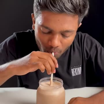 Chocolate Milkshake cooking #Milkshake