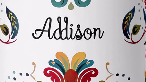 Addison’s Floral Mug: The Perfect Personalized Gift for Her! 🌸☕️ #CustomMug #GiftIdeas