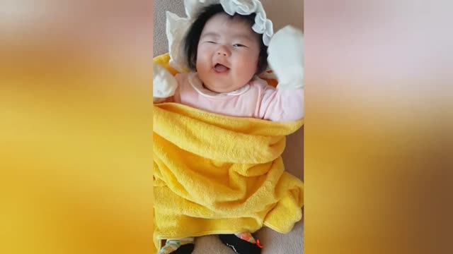 Cute baby video which make yourself happy and enjoy