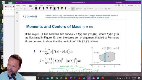 Calculus 2 - Section 8-3 - Deriving a formula for a centroid