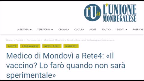 GIUSTO SFOGO DEL DOTT. SERGIO BRANCATELLO