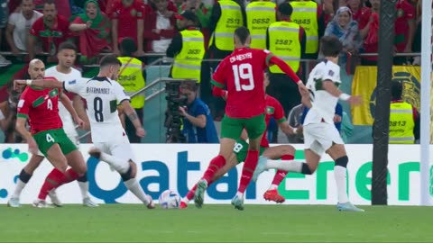Maroko vs Portugalsko - čtvrtfinále MS 2022