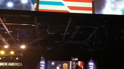 President Trump at the Houston American freedom tour