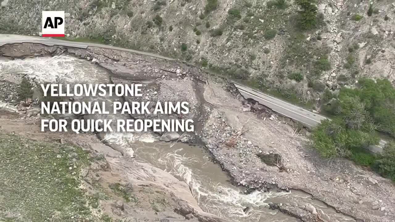 Yellowstone National Park aims for quick reopening