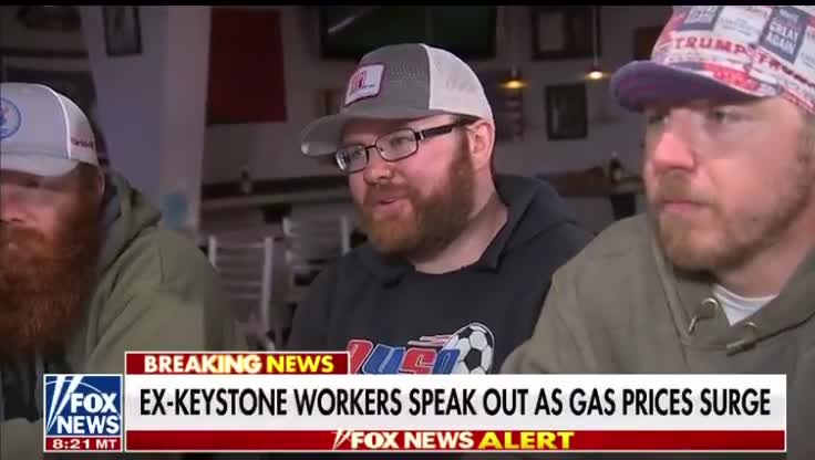 Keystone XL pipeline workers